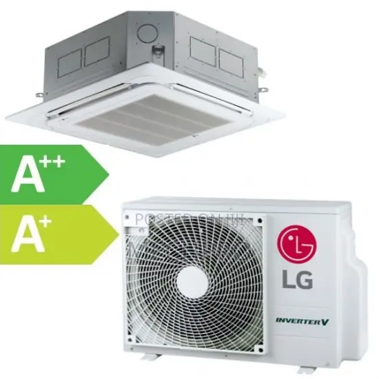 Lg 24,000 Btu Ceiling Cassette Inverter Air Conditioner (Atnq30gpla4)