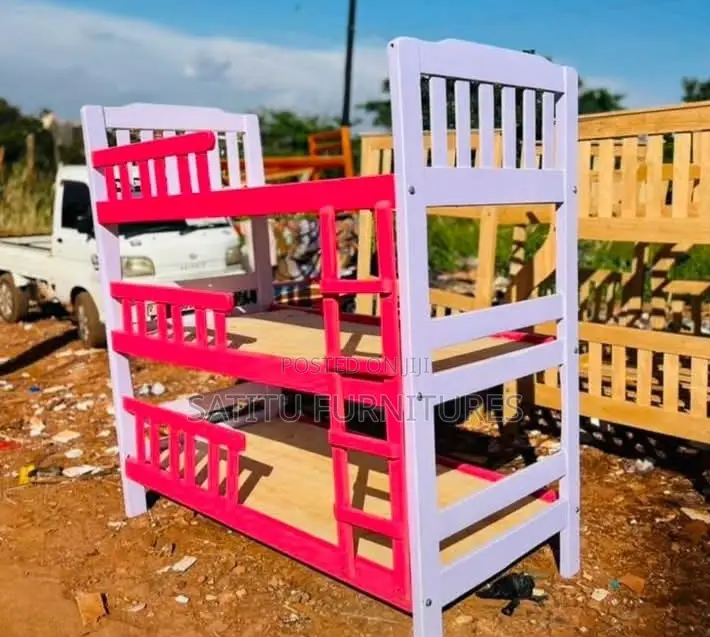 Colorful Wooden Bunk Bed
