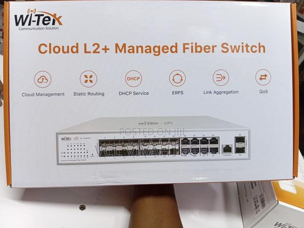 Wi-Tek Cloud L2+ Switch--With SFP Ports