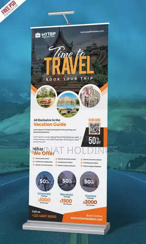 Quality Printed Broadbase Rollup Banners