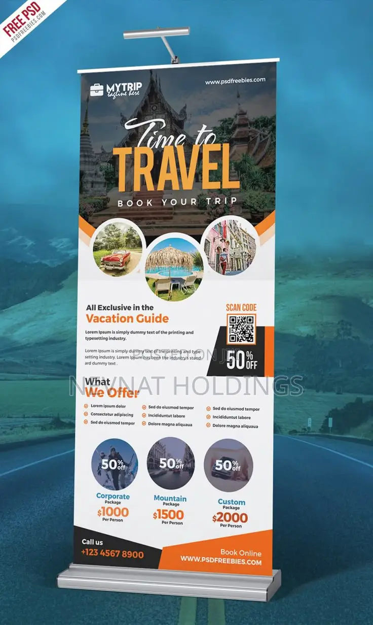 Quality Printed Broadbase Rollup Banners