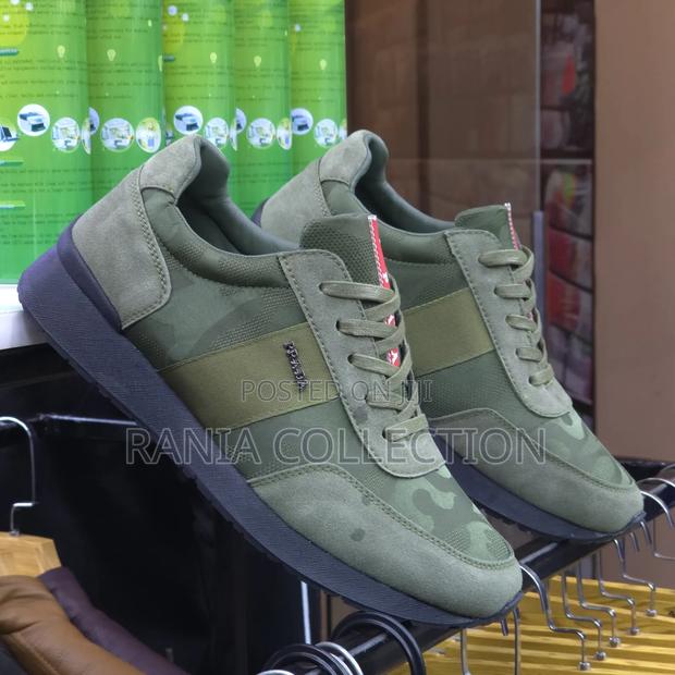 Jungle Green Mens Prada Casual Sneakers - thumbnail 2