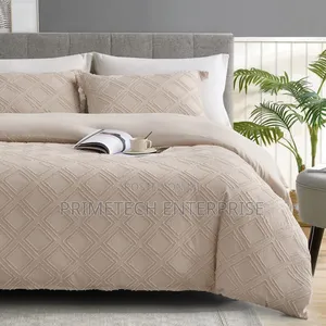 Tufted Duvet Covers With Bedsheet and 2 Pillow Case