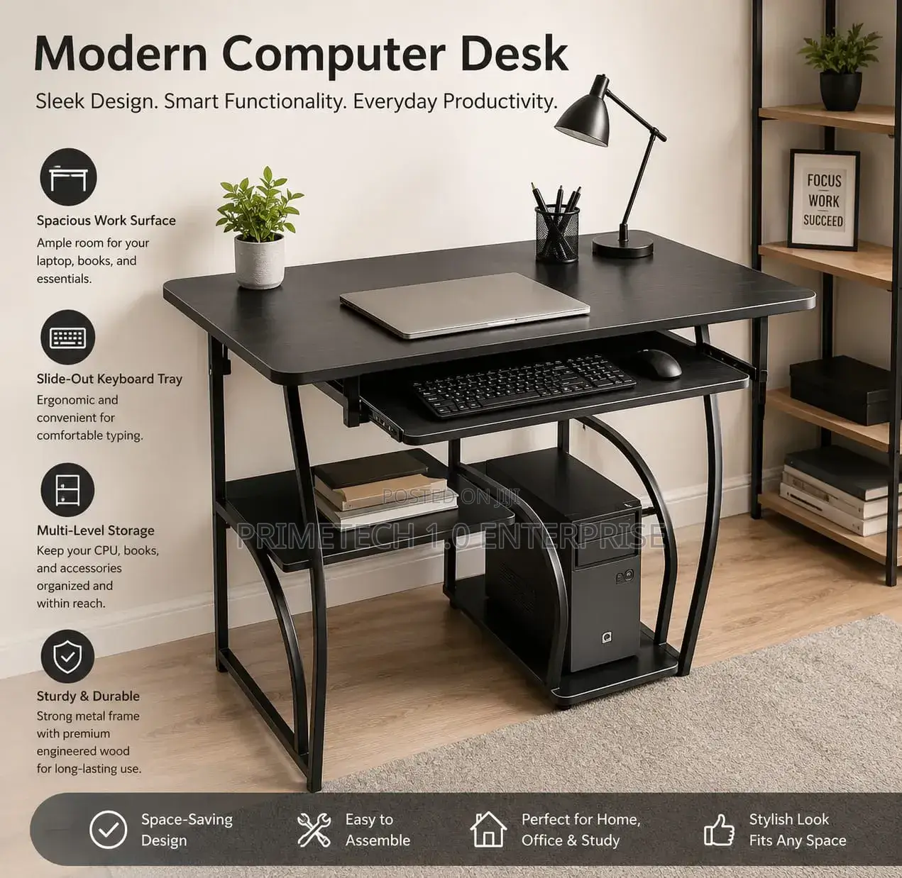 *Modern Computer Desk 89*45*72cm
