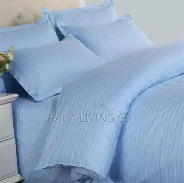 Hotel Quality Striped Bedsheet Set | 4 PCS | All Sizes - thumbnail 3