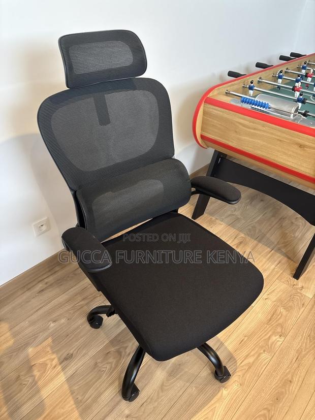 Office High Back Chair With Flip Arms - thumbnail 6