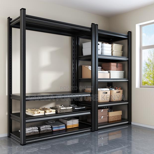 Adjustable Blak Metallic Filling Rack. - thumbnail 8
