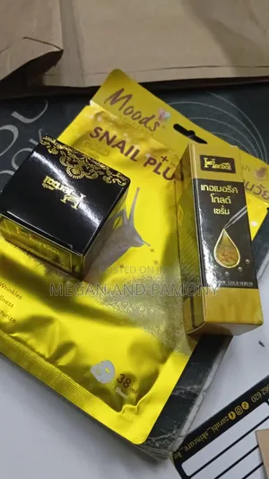 Herbal Gold Tumeric Serum And Cream