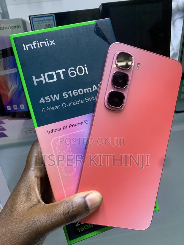 New Infinix Hot 60i 128 GB Pink