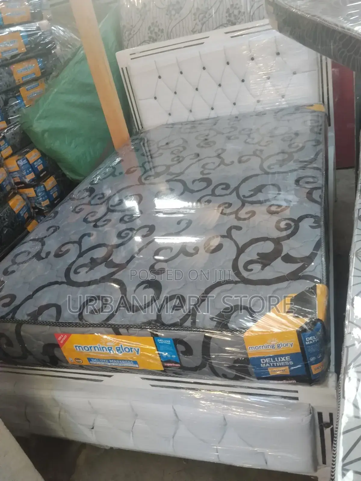 Morning Glory Quilted Superfoam Mattress 4x6, 8 Inches