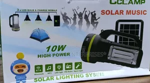 *Cclamp Cl-18 Solar Lighting System With Radio