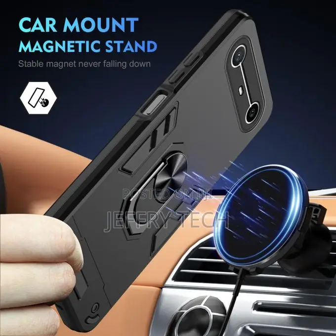 Tecno Spark Slim 5g Phone Case With Kickstand Shockproof Military Gr