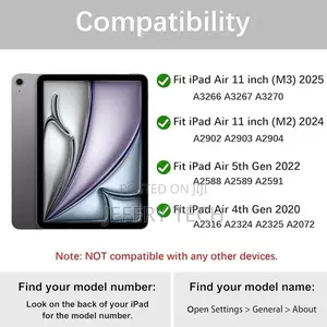 Org Case for iPad Air 11-Inch M3 (2025) / M2 (2024), Air 5th Generatio