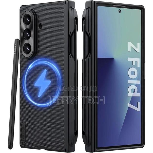Nillkin Frosted Shield Samsung Galaxy Z Fold 7 Magnetic Case, With S P