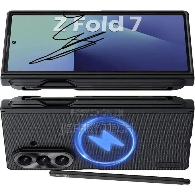 Nillkin Frosted Shield Samsung Galaxy Z Fold 7 Magnetic Case, With S P