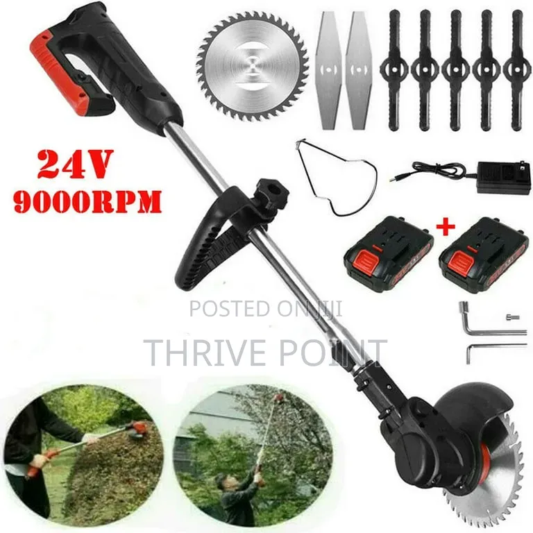 9 Blades Lawn Mower Grass and Bush Cutter