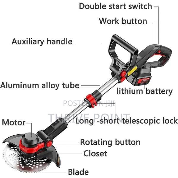 9 Blades Lawn Mower Grass and Bush Cutter - thumbnail 3