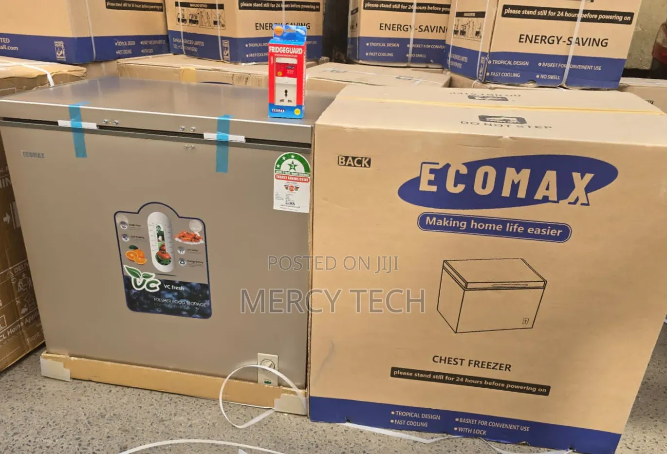Ecomax 60l Deep Freezer (With Free Fridge Guard)