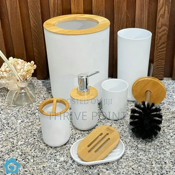 6pc Bathroom Cans Organizer