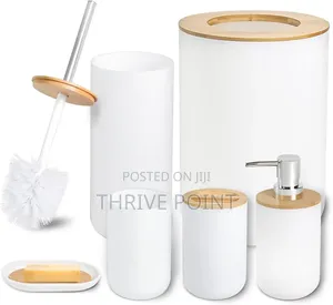 6pc Bathroom Cans Organizer