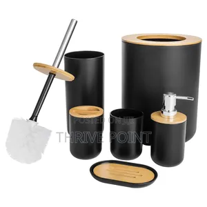 6pc Bathroom Cans Organizer