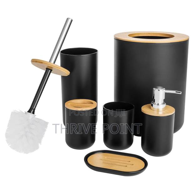 6pc Bathroom Cans Organizer - thumbnail 3