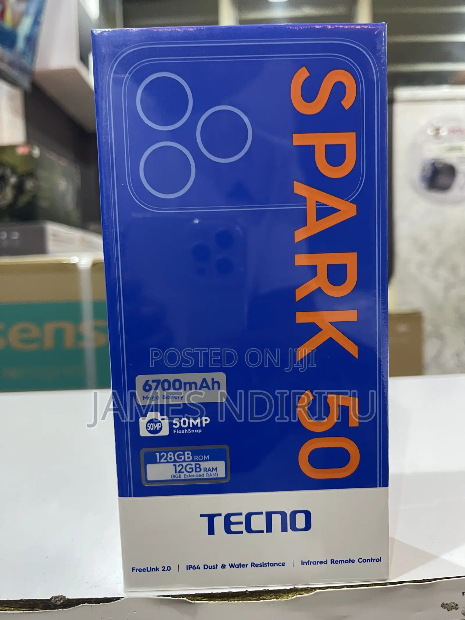 New Tecno Spark 50 128 GB Gray