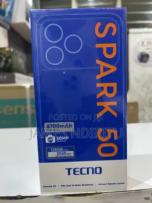 New Tecno Spark 50 128 GB Gray