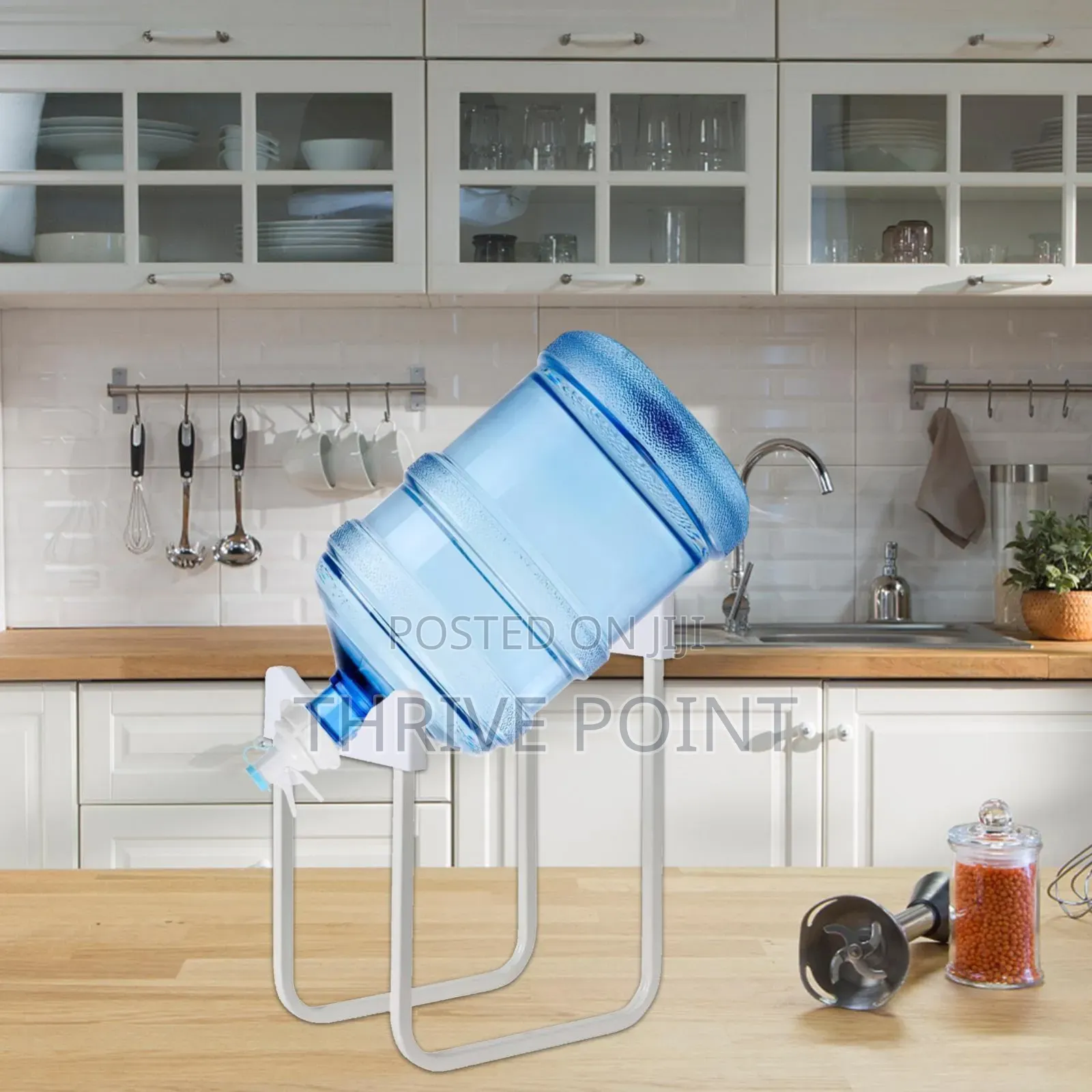 Water Dispenser Bucket Storage Rack + Tap Cork