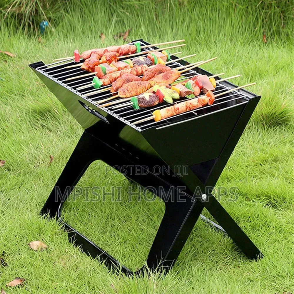 Foldable X-Type Charcoal Grill