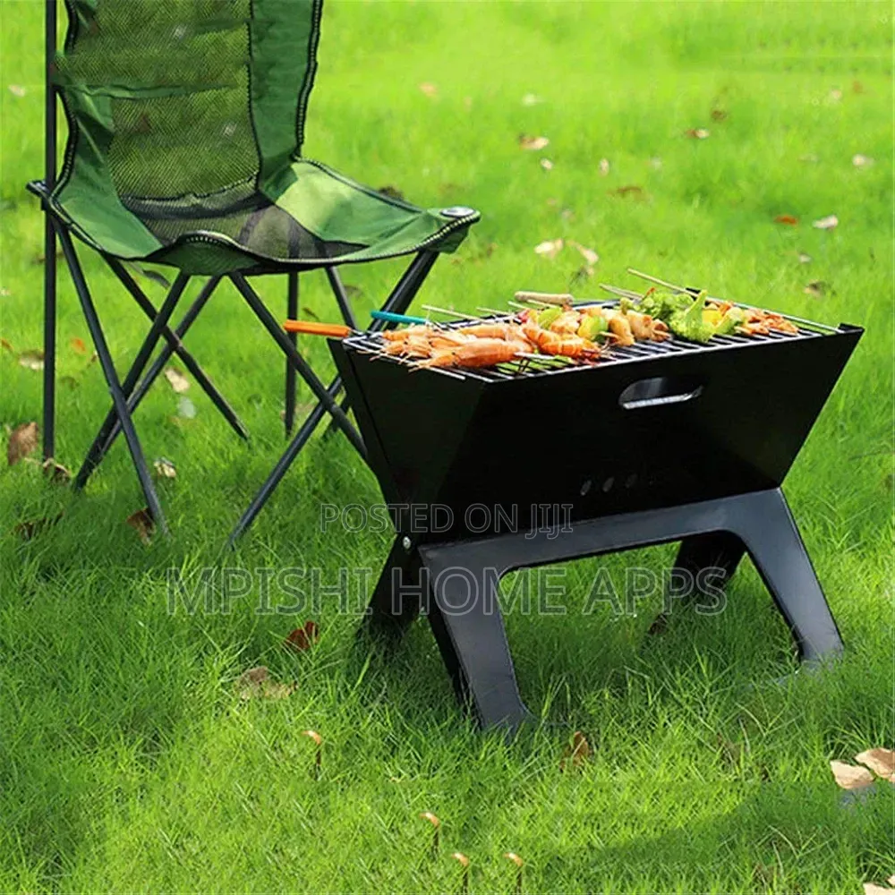 Foldable X-Type Charcoal Grill