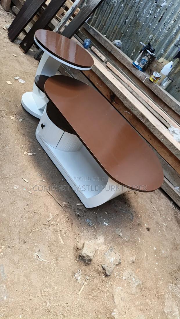 Coffee Table With Side Stool