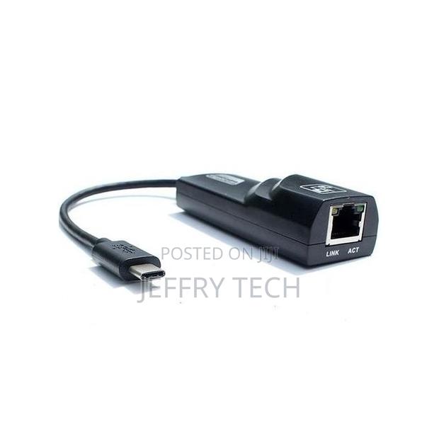 Type C To Rj45 Ethernet Adapter // 1000 Mbps Gigabit Type C To Lan Ad - thumbnail 3