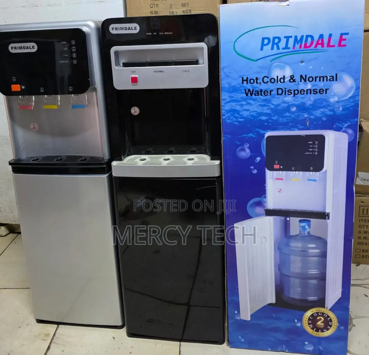Primdale 3-Tap Bottom Load Dispenser