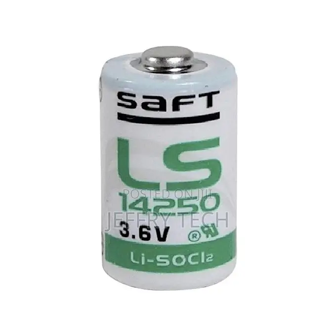 Saft Battery 3.6v Lithium Li-Soci2 Ls 14250 Battery // Ls142503 6volt
