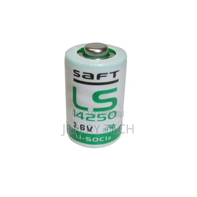Saft Battery 3.6v Lithium Li-Soci2 Ls 14250 Battery // Ls142503 6volt