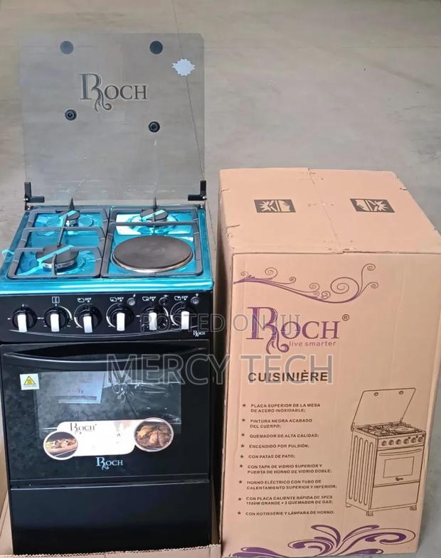 Roch Black 50x55cm 3+1 Standing Cooker