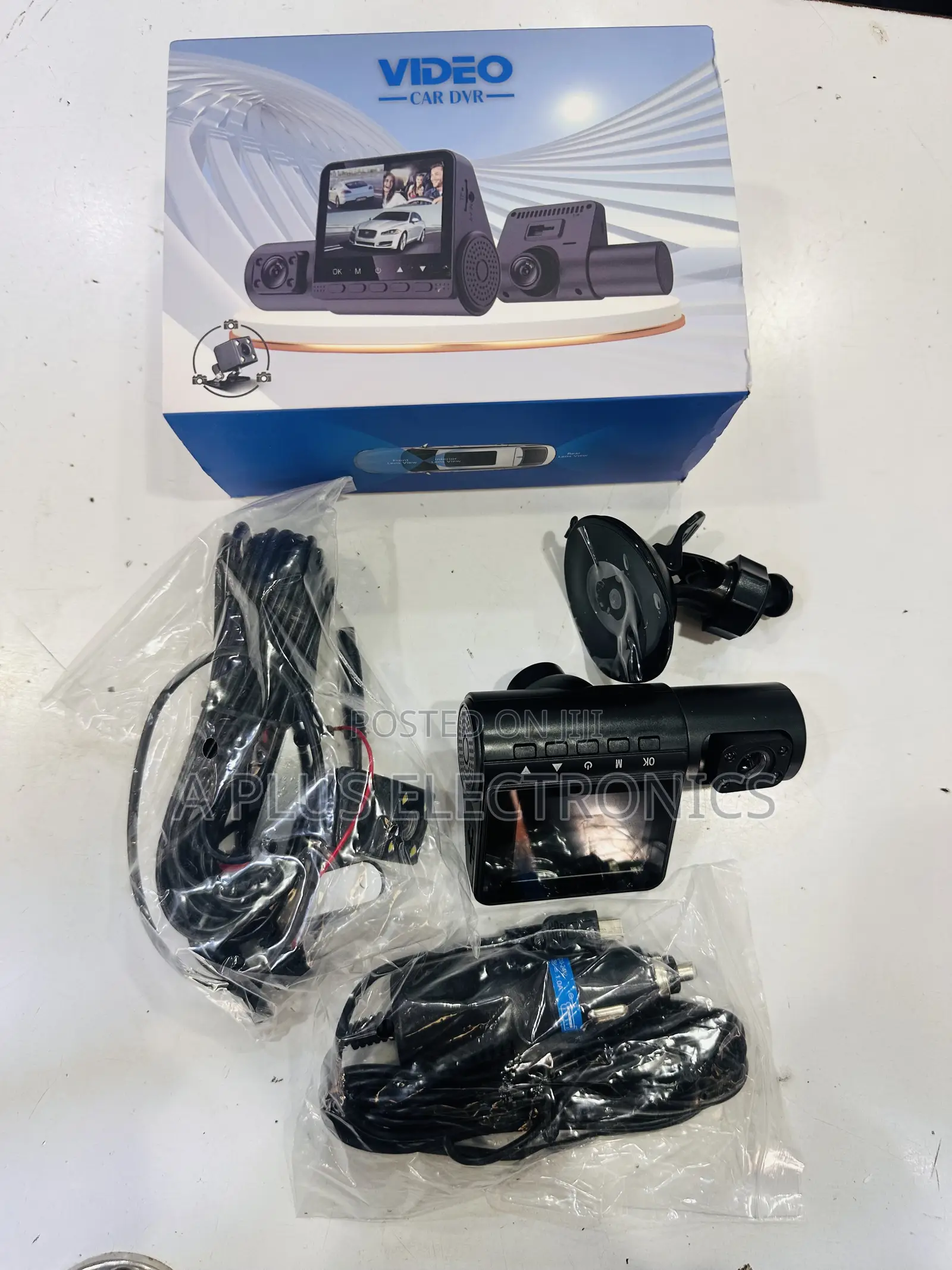 3 Lens Dash Camera G50 – Front, Cabin Rear View Coverage
