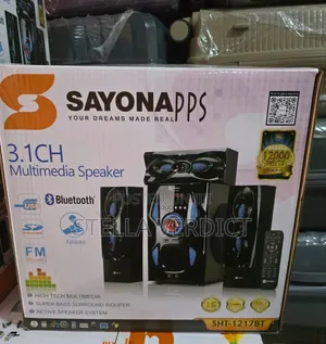 3.1ch Sayona SHT 1217 Bt Home Theater System Bluetooth/Fm/Usb.
