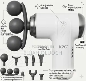 9 Head Fascia Massage Gun Now Available