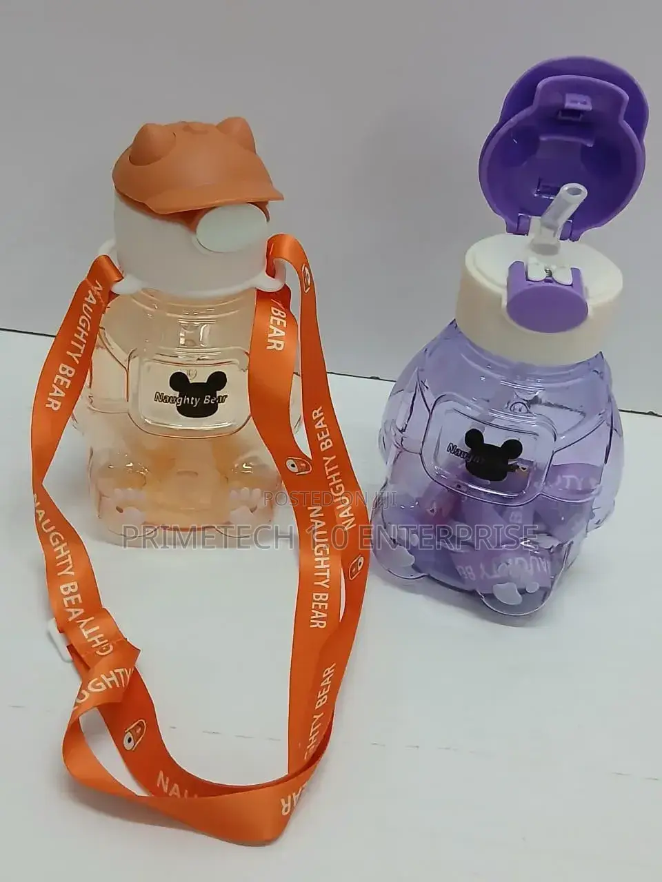 Kids 500ml Naughty Bear Water Bottle