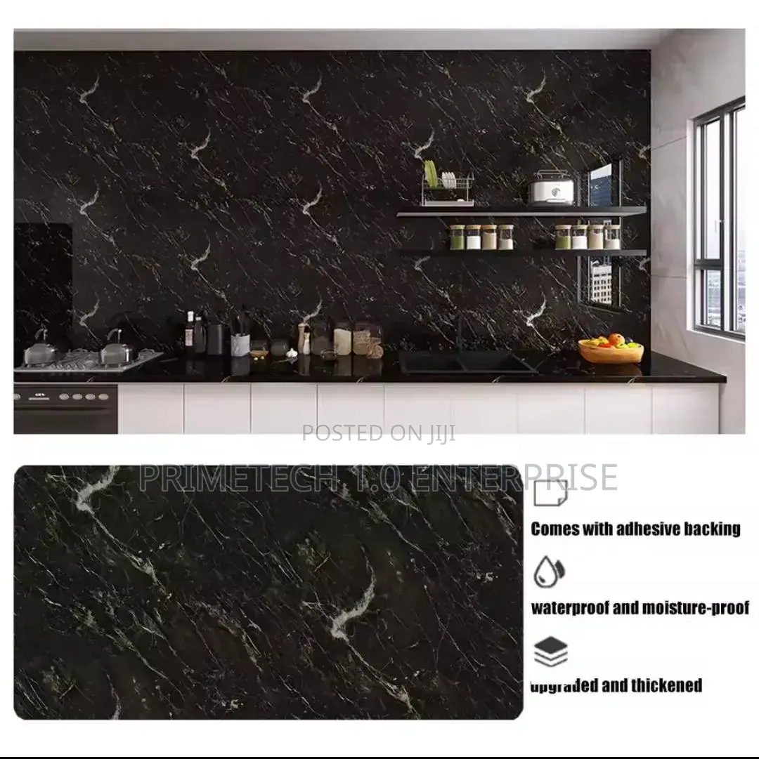 60cm By 3m Kitchen Marble Contact Paper
