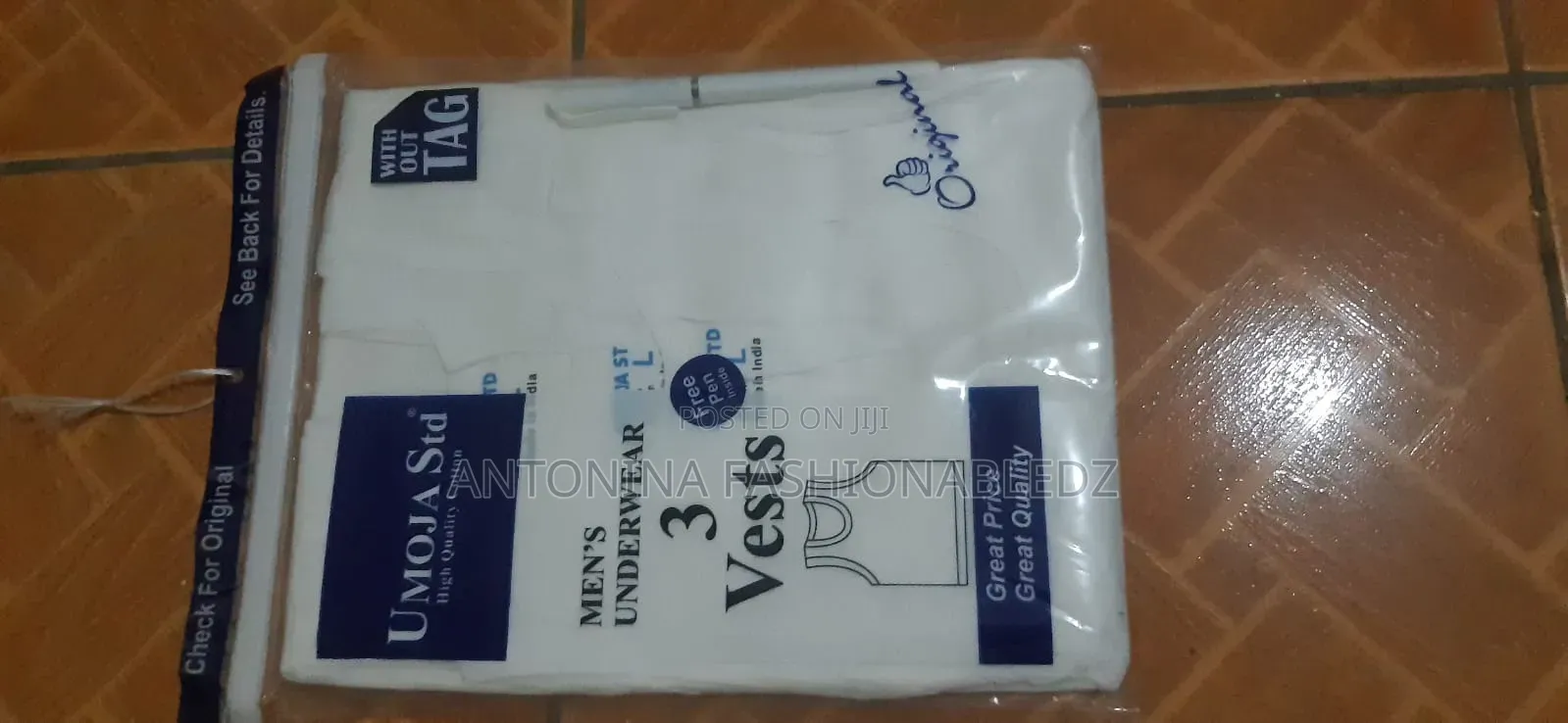 3pcs Vest Pure Cotton