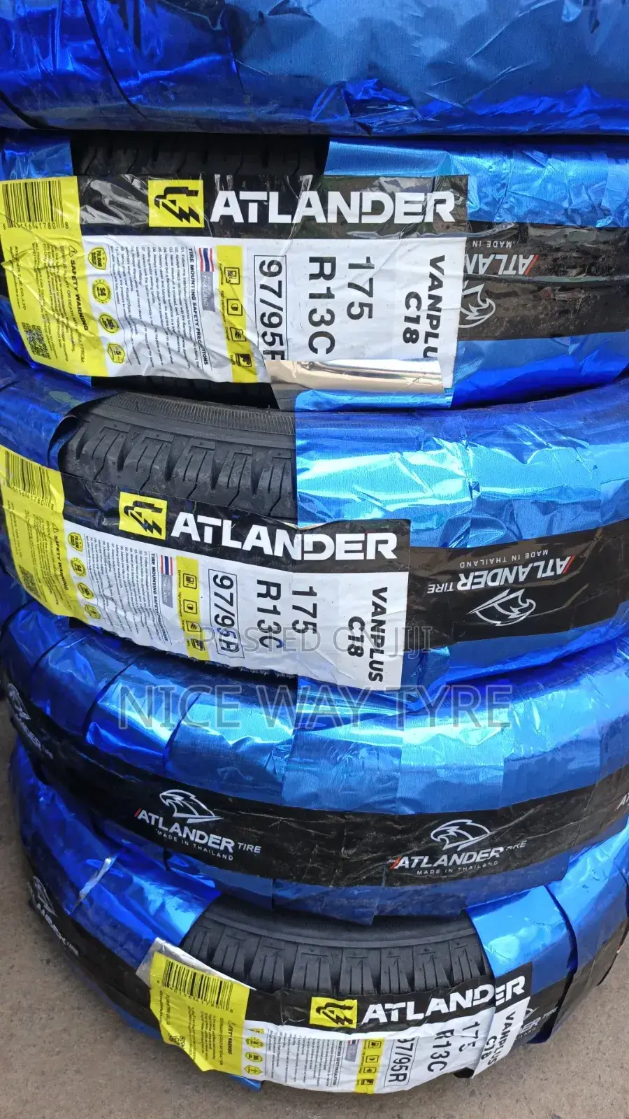 175r13c Atlander Thailand Tyre