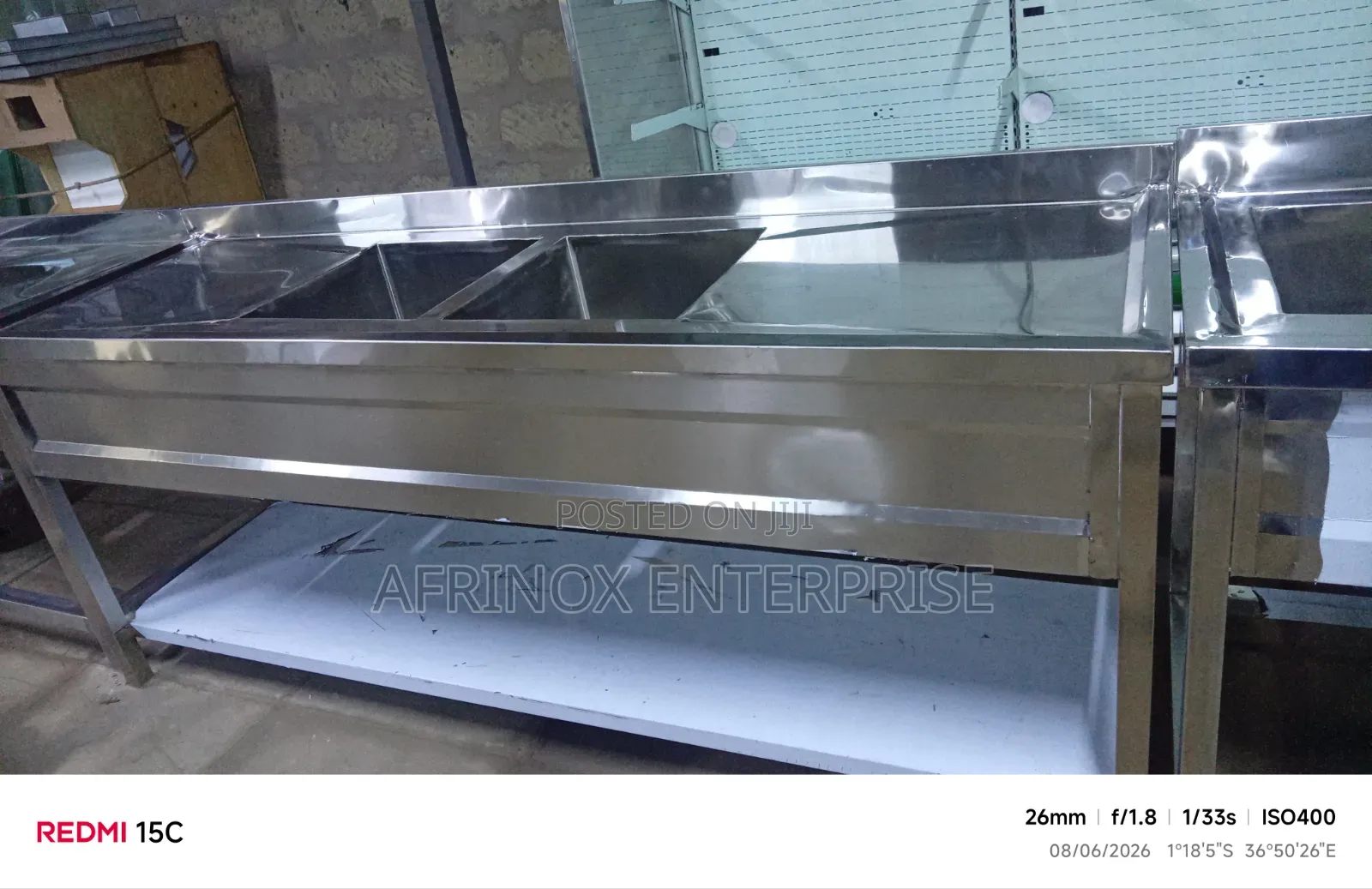 Double Bowl Sink With Front Panel