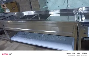 Double Bowl Sink With Front Panel
