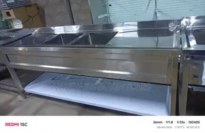 Double Bowl Sink With Front Panel