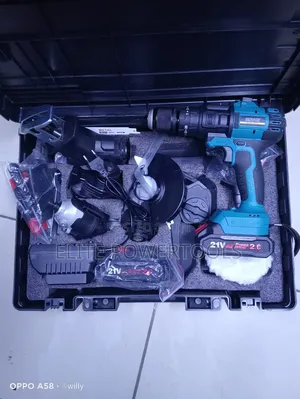 Royce 21v Brushless Cordless Drill Combo Kit_ Impact Driver Grinder