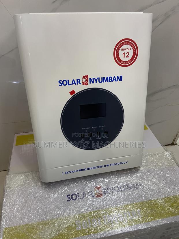 Solar Nyumbani 1.5kva Hybrid Low-Frequency Inverter. - thumbnail 2