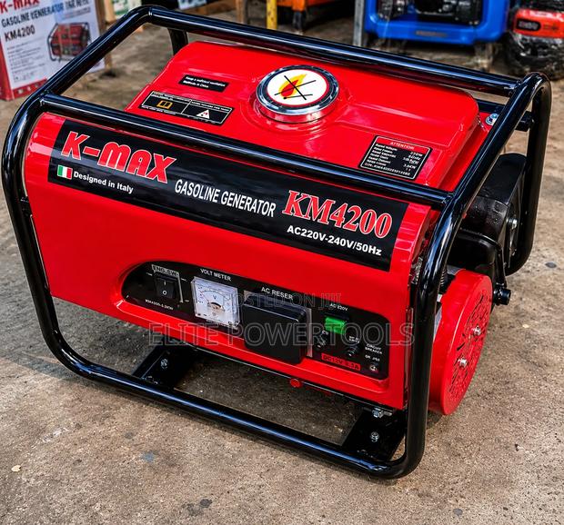 K-Max Km4200 3.5kva Petrol Generator | Heavy Duty Portable Backup